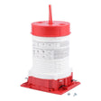 HoldRite HFP-P3B HydroFlame Pro Firestop Deck Sleeve for 2 in to 3 in Plastic or Metal Pipe 7-1/4 in to 8 in Tall with Adjustable Cap