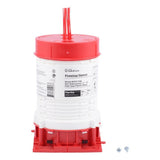 HoldRite HFP-P3B HydroFlame Pro Firestop Deck Sleeve for 2 in to 3 in Plastic or Metal Pipe 7-1/4 in to 8 in Tall with Adjustable Cap - 3