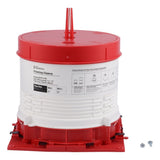 HoldRite HFP-P5B HydroFlame Pro Series Firestop Deck Sleeve for 4 in. to 5 in. Plastic or Metal Pipe, 7-1/4 in. to 8 in. Tall with Adjustable Cap - 3
