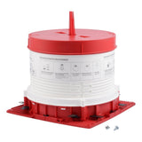 HoldRite HFP-P6B HydroFlame Pro Series Firestop Deck Sleeve for 5 in. to 6 in. Plastic or Metal Pipe 7-1/4 in. to 8 in. Tall with Adjustable Cap