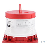 HoldRite HFP-P6B HydroFlame Pro Series Firestop Deck Sleeve for 5 in. to 6 in. Plastic or Metal Pipe 7-1/4 in. to 8 in. Tall with Adjustable Cap - 2
