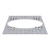 HoldRite HFPCD5 Corrugated Metal Deck Plate 14 in x 8 in for Size 5 Firestop Sleeve Base - 2