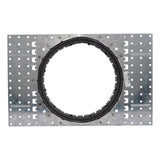 HoldRite HFPCD6-DC 18 Gauge HydroFlame Pro Corrugated Metal Deck Plate for Size 6 Firestop Sleeve - 3