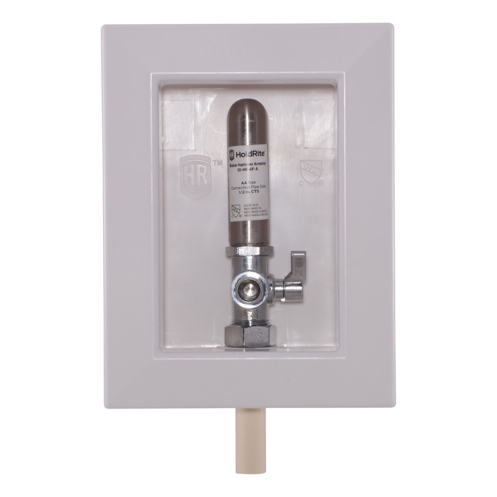 HoldRite HR-AFA-C-1 1/2 in. CPVC x 3/8 in. Compression Outlet Box with Water Hammer Arrestor - 2