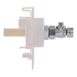 HoldRite HR-F-C-0 1/2 in. CPVC x 1/4 in. Compression Fixture Outlet Box with Quarter Turn Valve
