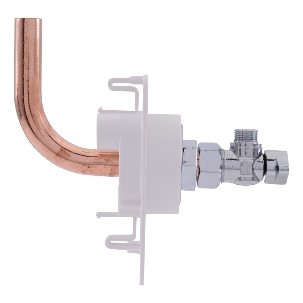 HoldRite HR-F-M-1 1/2 in. Copper x 3/8 in. Compression Fixture Outlet Box with Supply Valve