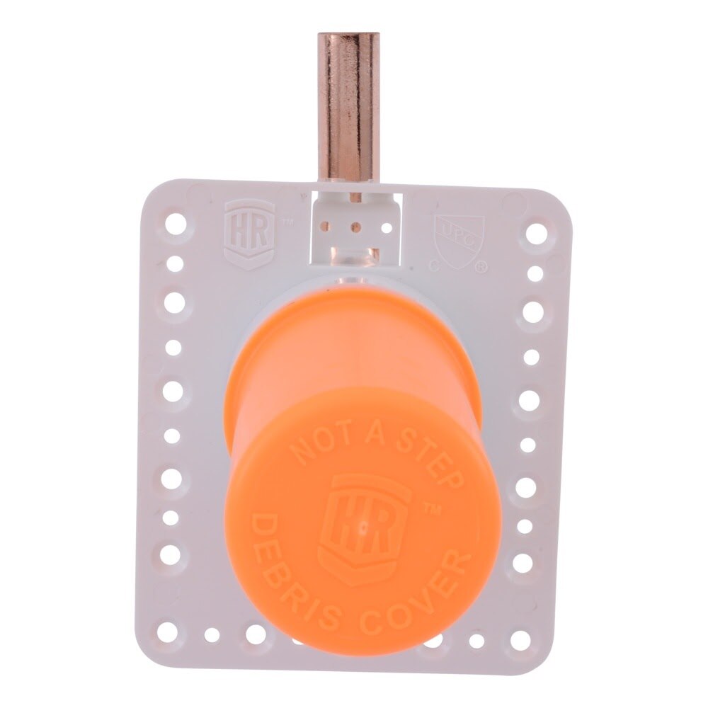 HoldRite HR-F-M-1 1/2 in. Copper x 3/8 in. Compression Fixture Outlet Box with Supply Valve - 2