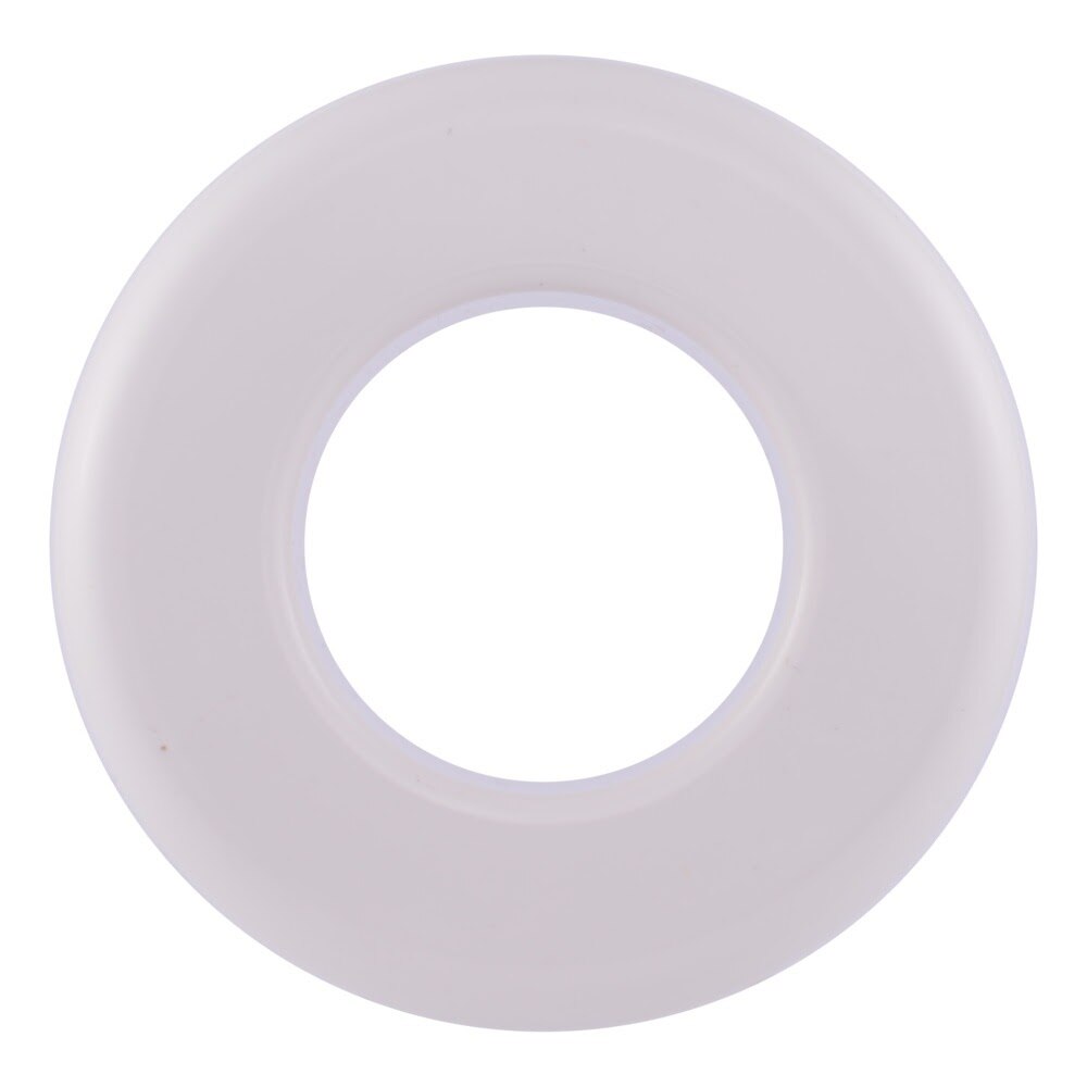 HoldRite HR-F-WHL White Large Hole Fixture Outlet Box Trim Cover - 2