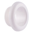 HoldRite HR-F-WH White Thread-In Fixture Outlet Box Trim Cover Escutcheon