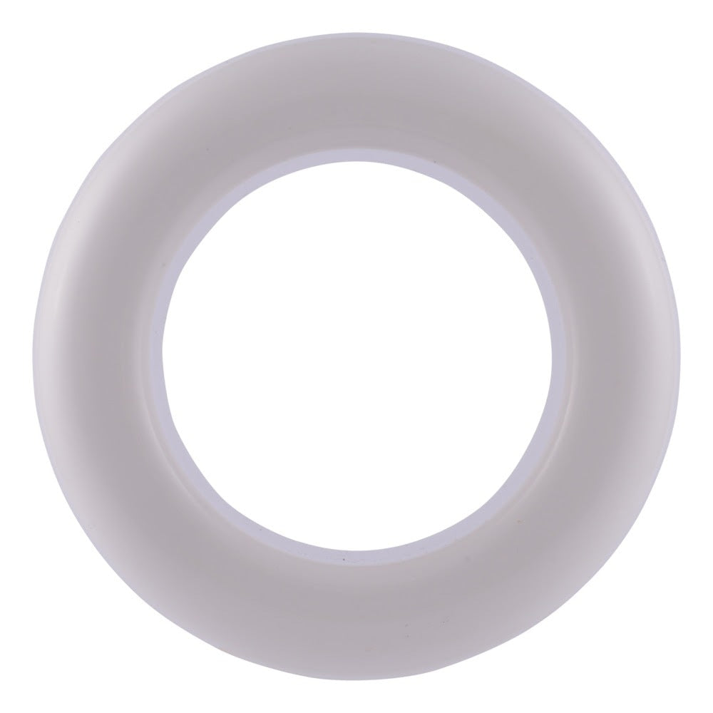 HoldRite HR-F-WH White Thread-In Fixture Outlet Box Trim Cover Escutcheon - 2