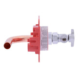 HoldRite HR-FR-M-0 1/2 in. Copper x 1/4 in. Compression Fire Rated Fixture Outlet Box with Valve