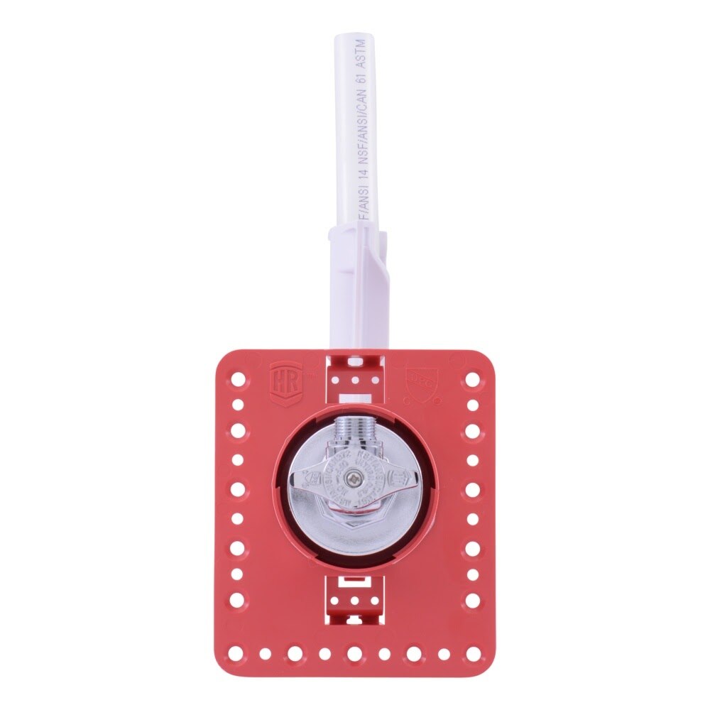 HoldRite HR-FR-P-1 1/2 in. PEX x 3/8 in. Compression Fire-Rated Fixture Outlet Box - 3