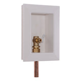 HoldRite HR-IM-M-0 Ice Maker Outlet Box with 1/2 in. Copper x 1/4 in. Compression Connection