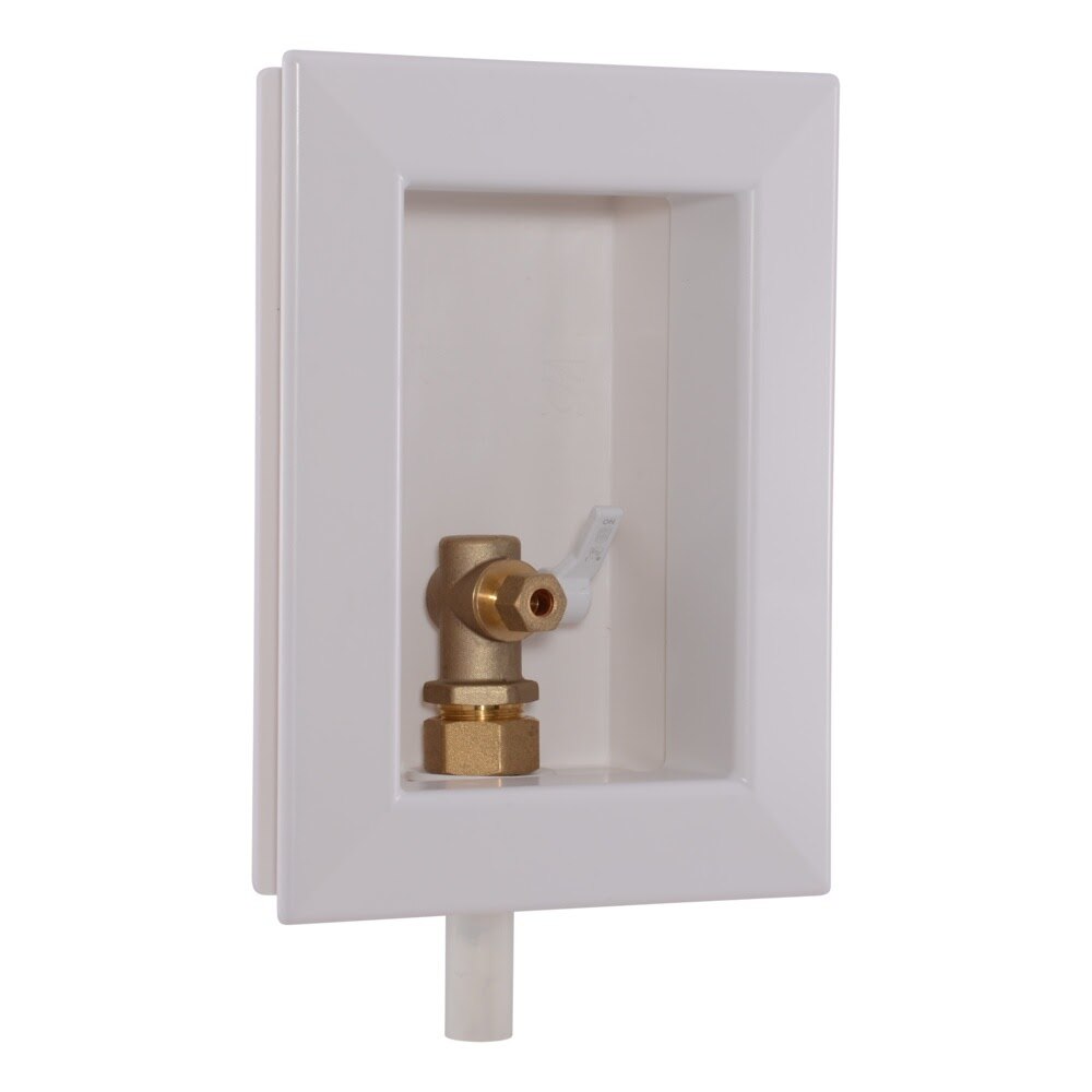 HoldRite HR-IM-P-0 Ice Maker Outlet Box with 1/2 in. PEX x 1/4 in. Compression Connection