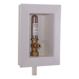 HoldRite HR-IMA-P-0 1/2 in. PEX x 1/4 in. Compression Ice Maker Box with Water Hammer Arrestor