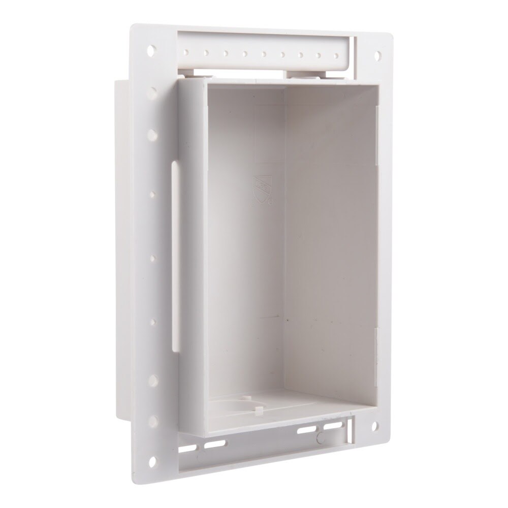 HoldRite HR-IMR-OB 5.6 in. x 7.16 in. Fire Rated Ice Maker Outlet Box Only for Rough In Installation