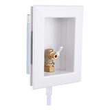 HoldRite HR-IMR-P-0 1/2 in. PEX x 1/4 in. Compression Fire Rated Ice Maker Outlet Box