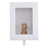 HoldRite HR-IMR-P-0 1/2 in. PEX x 1/4 in. Compression Fire Rated Ice Maker Outlet Box - 2