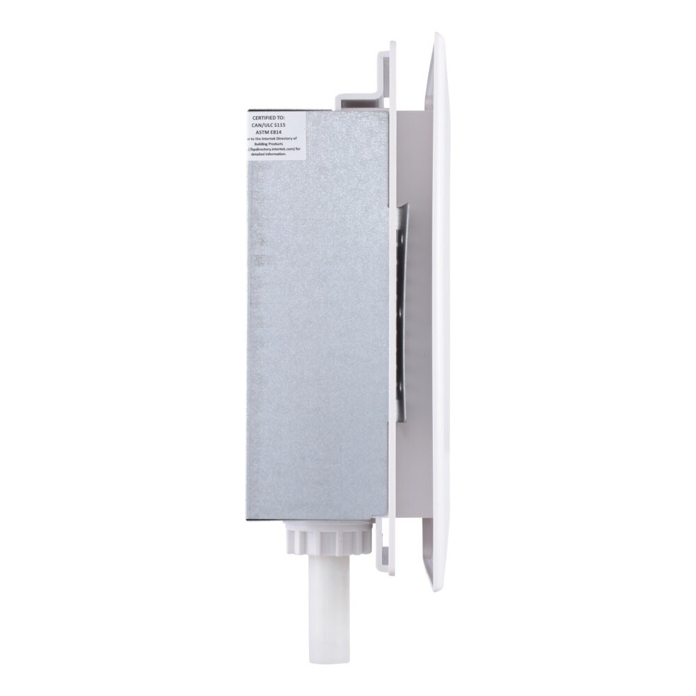 HoldRite HR-IMR-P-0 1/2 in. PEX x 1/4 in. Compression Fire Rated Ice Maker Outlet Box - 3