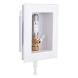 HoldRite HR-IMRA-P-0 Fire Rated Ice Maker Outlet Box with Arrestor PEX 1/2 in x 1/4 in Compression