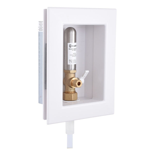HoldRite HR-IMRA-P-0 Fire Rated Ice Maker Outlet Box with Arrestor PEX 1/2 in x 1/4 in Compression
