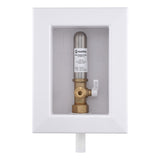 HoldRite HR-IMRA-P-0 Fire Rated Ice Maker Outlet Box with Arrestor PEX 1/2 in x 1/4 in Compression - 2