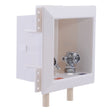 HoldRite HR-W-C 0.5 in. CPVC x 0.75 in. Male Hose Thread Non Fire Rated Washing Machine Outlet Box