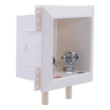 HoldRite HR-W-C 0.5 in. CPVC x 0.75 in. Male Hose Thread Non Fire Rated Washing Machine Outlet Box