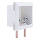 HoldRite HR-W-M 1/2 in. Copper Non Fire Rated Washing Machine Outlet Box without Arresters