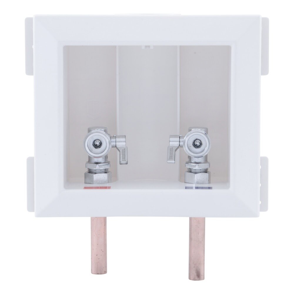 HoldRite HR-W-M 1/2 in. Copper Non Fire Rated Washing Machine Outlet Box without Arresters - 2