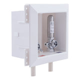 HoldRite HR-WA-C 1/2 in. CPVC Non Fire Rated Washing Machine Outlet Box with Water Hammer Arresters