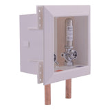 HoldRite HR-WA-M 1/2 in. Copper Non-Fire-Rated Washing Machine Outlet Box with Arrestors