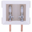HoldRite HR-WA-M 1/2 in. Copper Non-Fire-Rated Washing Machine Outlet Box with Arrestors - 2