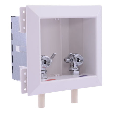 HoldRite HR-WR-C 1/2 in. CPVC Fire-Rated Washing Machine Outlet Box without Arresters