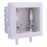 HoldRite HR-WRA-C Fire Rated Washing Machine Outlet Box with Water Hammer Arrestors for 1/2 in. CPVC