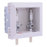 HoldRite HR-WRA-C Fire Rated Washing Machine Outlet Box with Water Hammer Arrestors for 1/2 in. CPVC