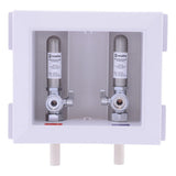 HoldRite HR-WRA-C Fire Rated Washing Machine Outlet Box with Water Hammer Arrestors for 1/2 in. CPVC - 2