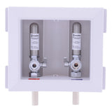 HoldRite HR-WRA-C Fire Rated Washing Machine Outlet Box with Water Hammer Arrestors for 1/2 in. CPVC - 2