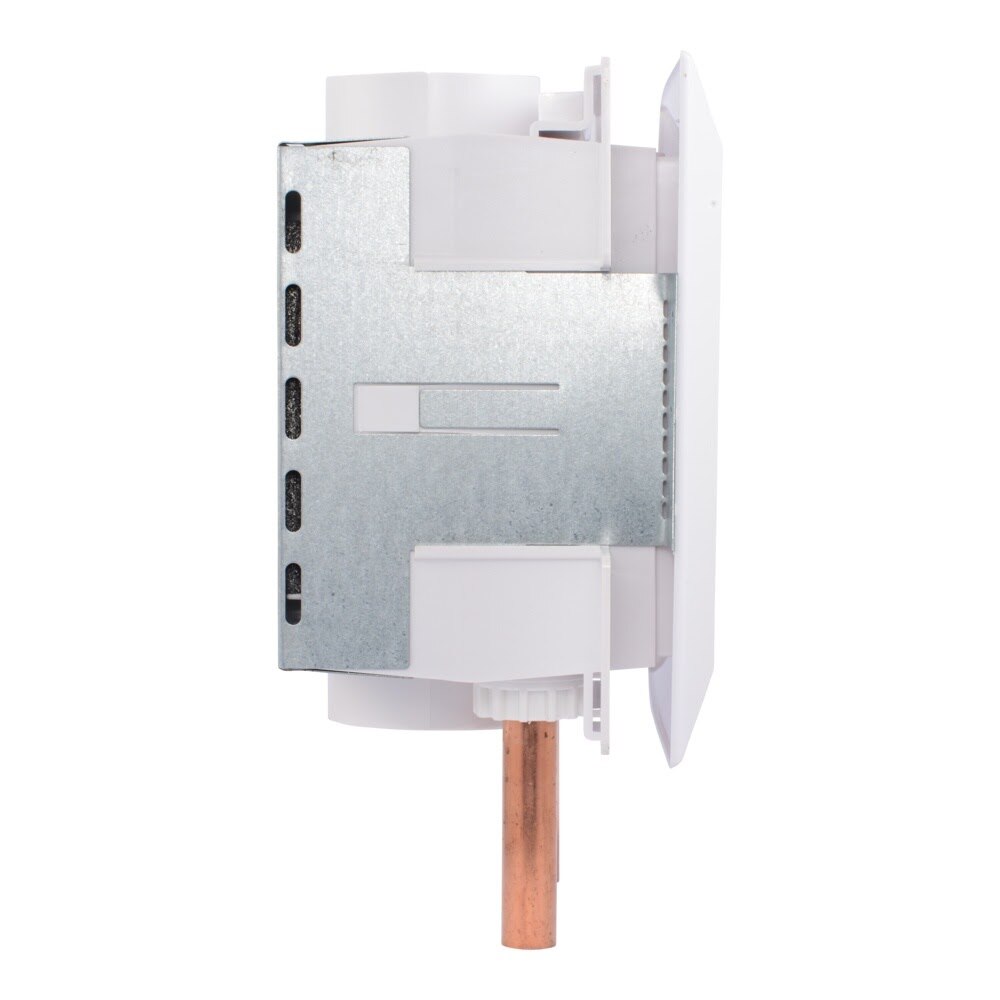 HoldRite HR-WRA-M 1/2 in. Copper x 3/4 in. Male Hose Thread Fire Rated Washing Machine Outlet Box with Water Hammer Arrestors - 3