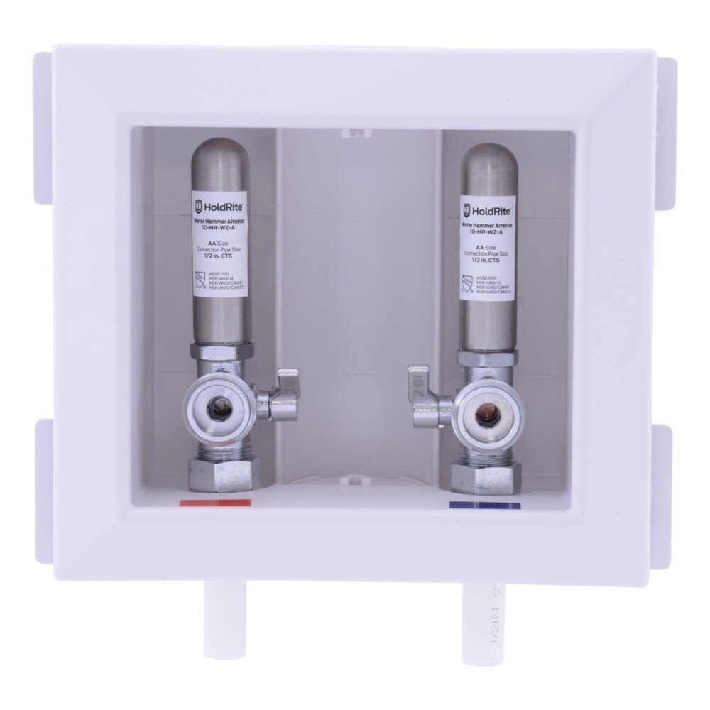 HoldRite HR-WRA-P Fire-Rated Washing Machine Outlet Box with Arrestors for Half Inch PEXA - 2