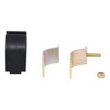 HoldRite HR200200 2 in. Yellow Plated Mild Steel Strut Mounted Cushion Clamp for Nominal Pipe - 2