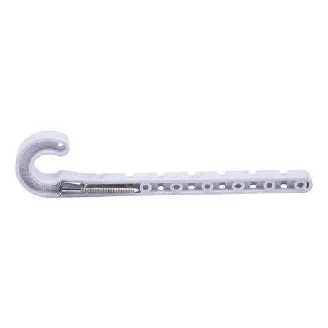 HoldRite P-JHOOK050CTS 1/2 in. Plastic Adjustable J-Hook Pipe Hanger 6 in. Length with Nail