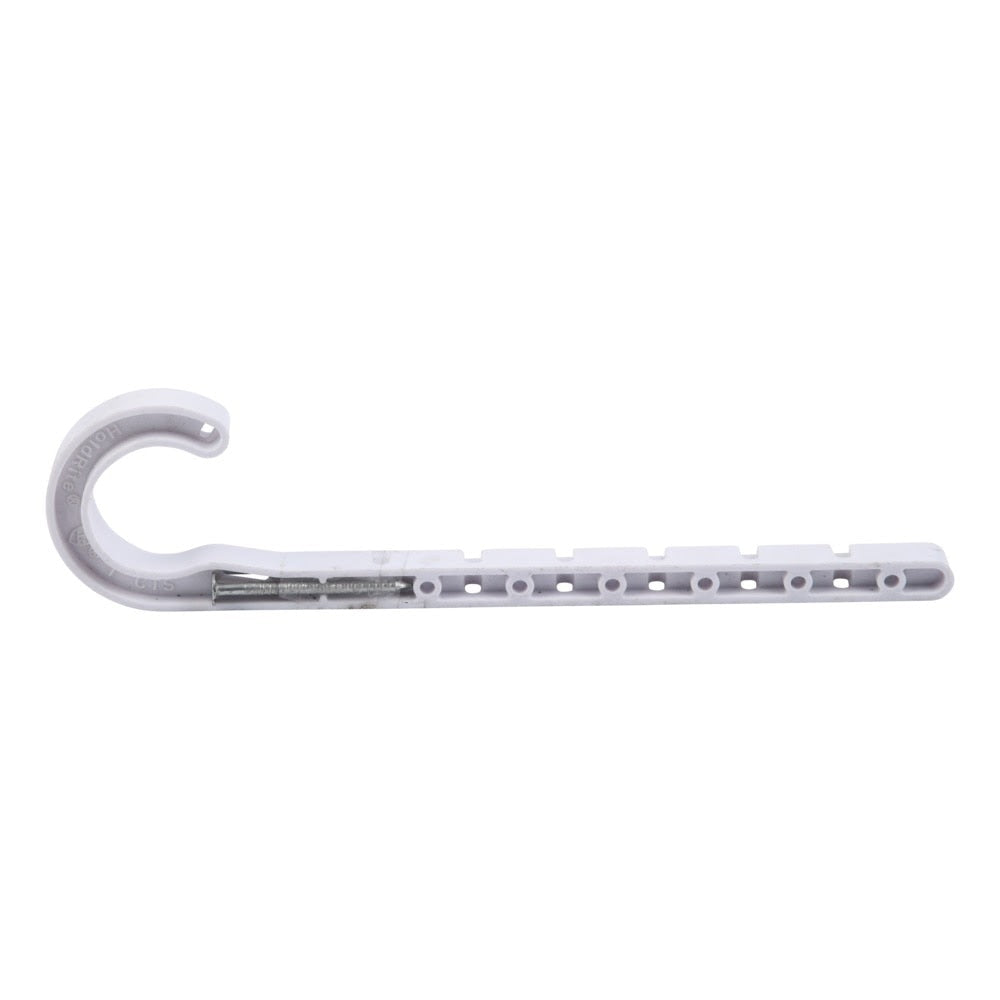 HoldRite P-JHOOK100CTS 1 in Plastic Adjustable J Hook Pipe Hanger 7.375 in Length with Nail Fastener - 3