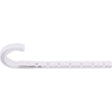 HoldRite P-JHOOK150DWV 1.5 in. Dia Plastic Adjustable J-Hook Pipe Hanger 9.875 in. Length White