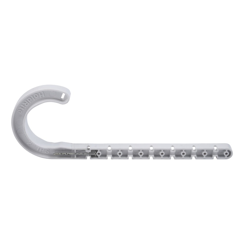 HoldRite P-JHOOK200DWV 2 in Plastic Adjustable DWV J-Hook Pipe Hanger 10.5 in Length