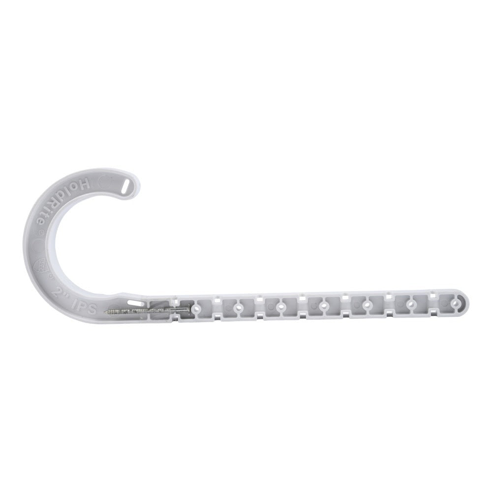 HoldRite P-JHOOK200DWV 2 in Plastic Adjustable DWV J-Hook Pipe Hanger 10.5 in Length - 2