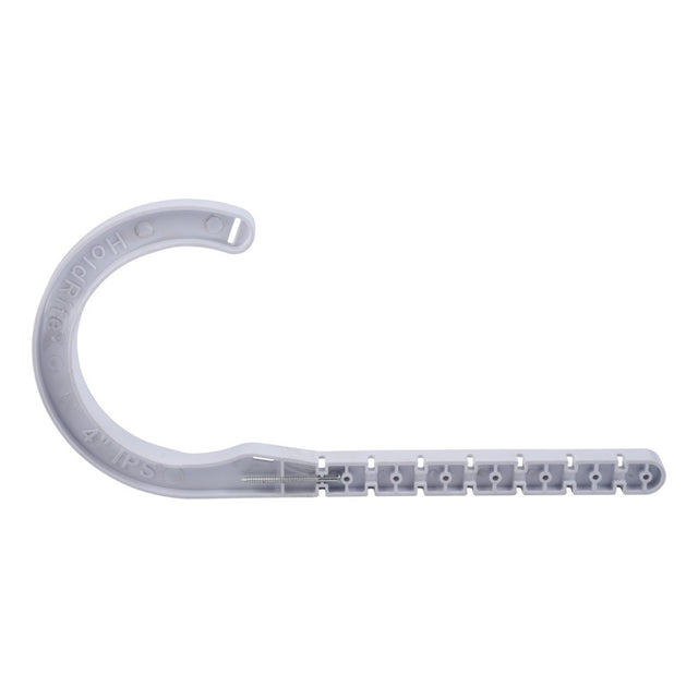 HoldRite P-JHOOK400DWV 4 in. Plastic Adjustable J Hook Pipe Hanger 13 in. Length