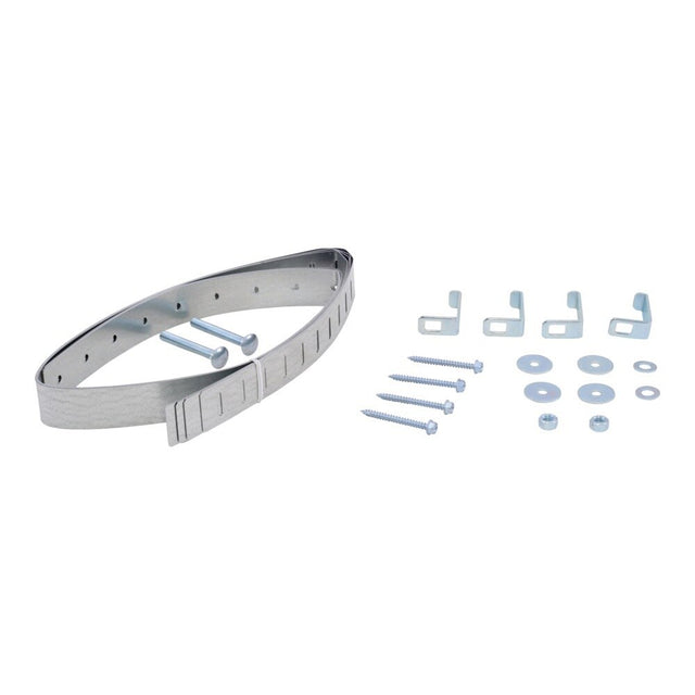 HoldRite QS-120 Galvanized Steel Water Heater Restraint Strap Kit for Up to 120 Gallon Tanks