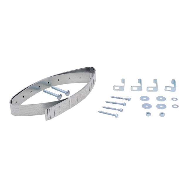 HoldRite QS-120 Galvanized Steel Water Heater Restraint Strap Kit for Up to 120 Gallon Tanks
