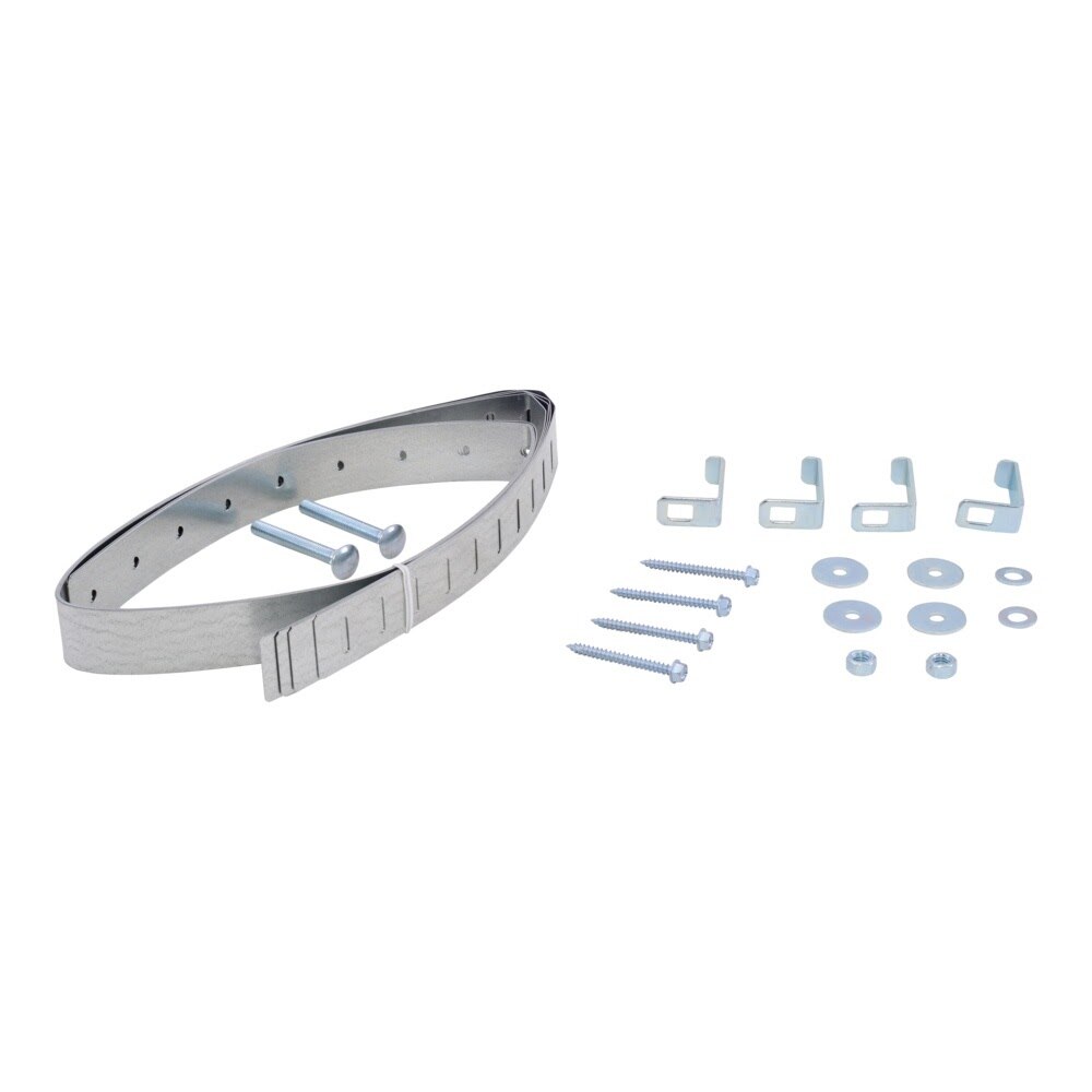 HoldRite QS-120 Galvanized Steel Water Heater Restraint Strap Kit for Up to 120 Gallon Tanks - 2